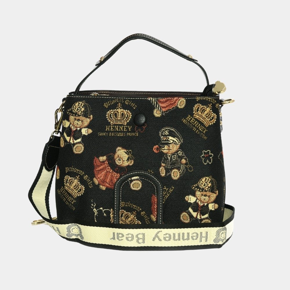women shoulder bags in black color from Henney Bear