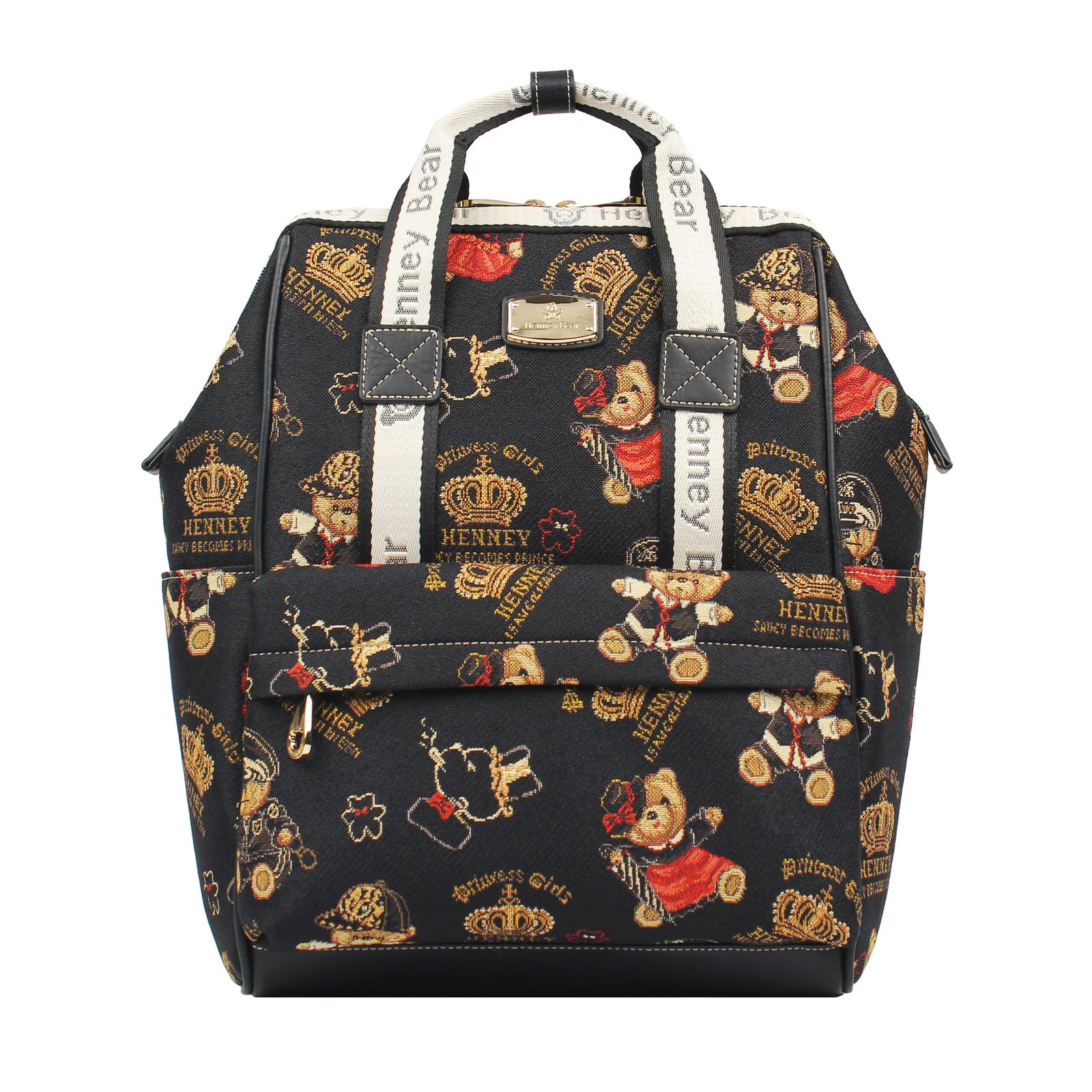 Henney Bear backpack crown bear laptop bag