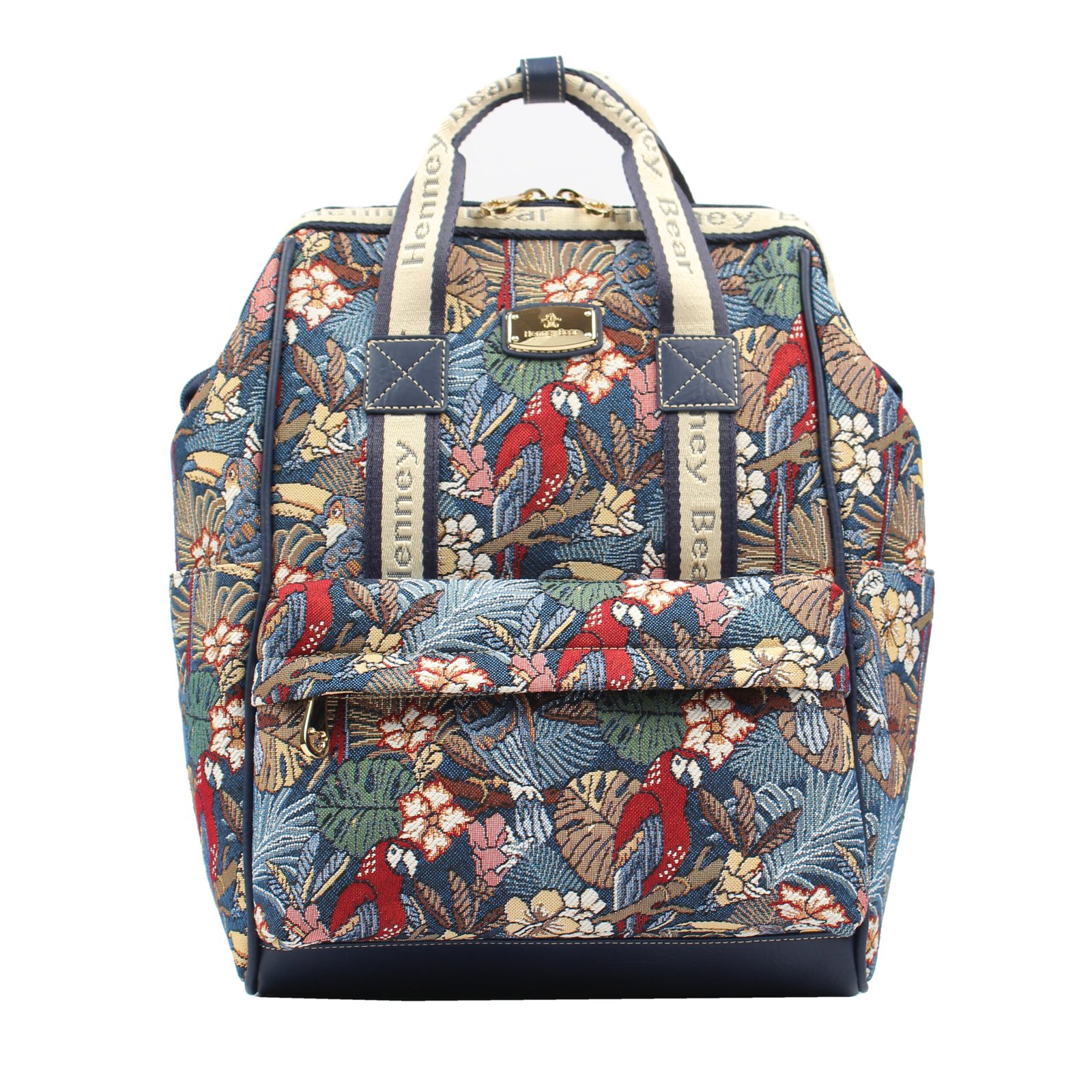 Henney Bear backpack parrot song laptop bag