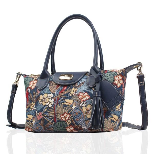 Henney Bear Tapestry Design handbags shoulder bag