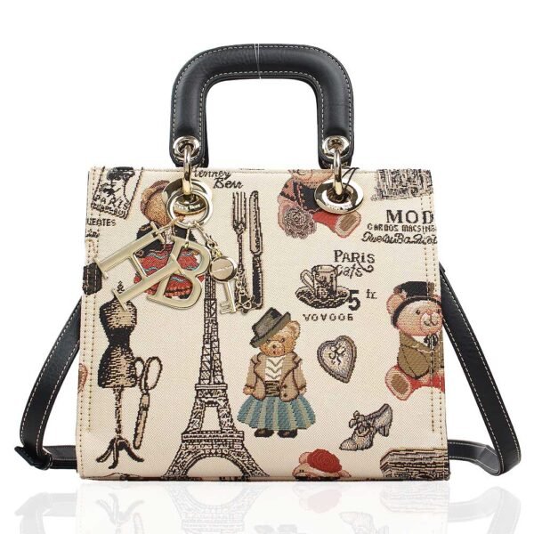 Henney Bear Top Handle handbags for women designer handbag paris bear